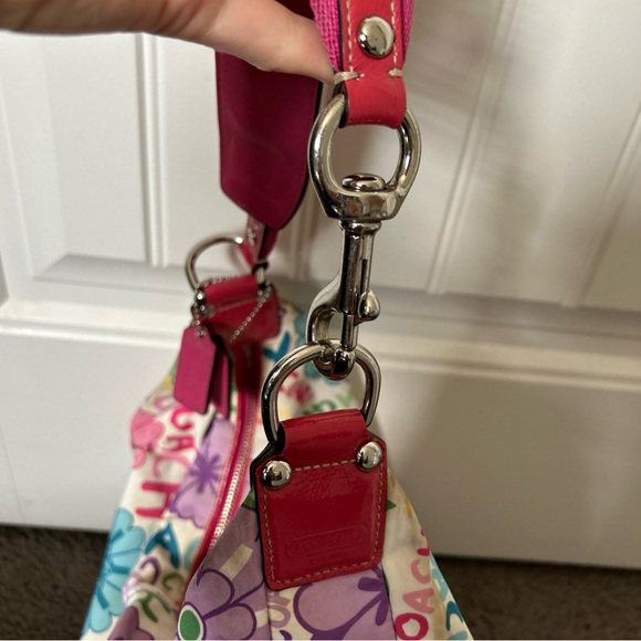 Coach Multicolor Floral Hobo Bag - Picture 7 of 9